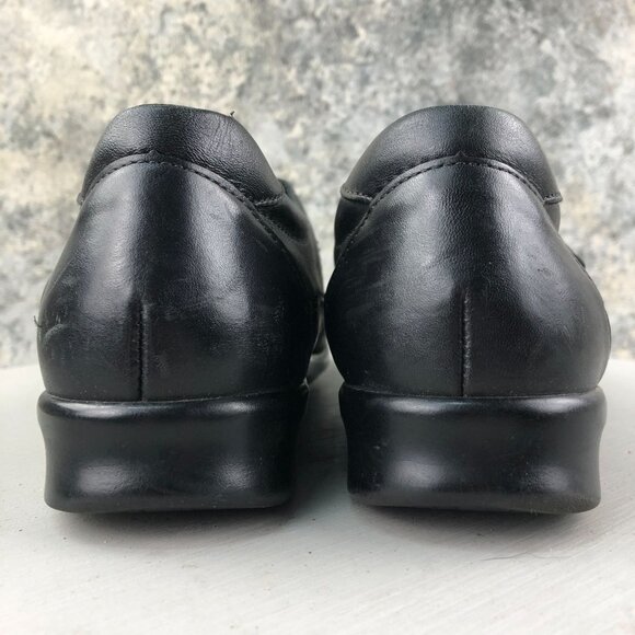SAS Women's Size 9.5M Roamer Black Leather Mary Jane Hook & Loop Comfort Shoes - Picture 9 of 16